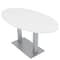 Skutchi Designs 33.5 in W, 69.5 in L, 29 in H, Engineered Wood Top, White HAR-OVL-34x70-DOU-XD09 - alternate 1